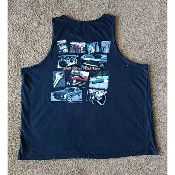 Muscle Cars Tank Top Shirt Men's XL Black Short Sleeve - Picture 1 of 6